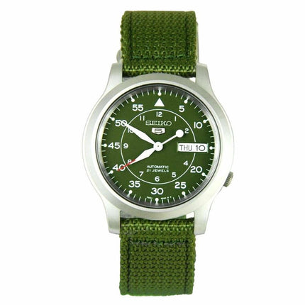 Refurbished Seiko 5 Military Green Dial Automatic SNK805K2 Men's Watch