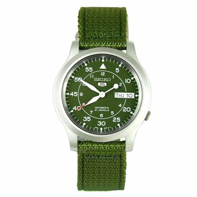 Refurbished Seiko 5 Military Green Dial Automatic SNK805K2 Men's Watch
