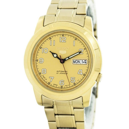 Refurbished Seiko 5 Gold Dial Automatic 21 Jewels SNKK38J1 Men's Watch