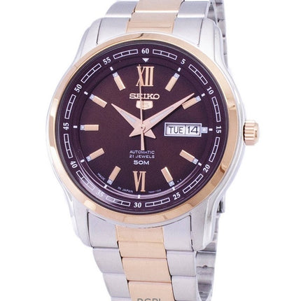 Refurbished Seiko 5 Classic Brown Dial Automatic SNKP18J1 Men's Watch