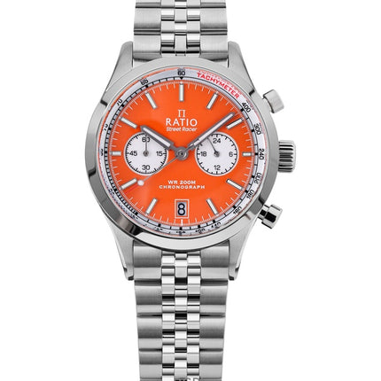 Ratio Street Racer Chronograph RTC016 200M Reverse Panda Dial Watch