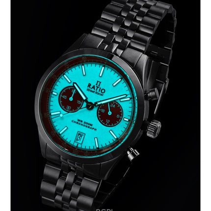 Ratio Street Racer Chronograph RTC025 200M Panda Dial Watch