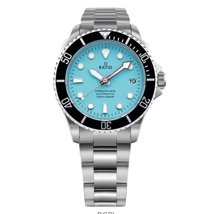 Ratio FreeDiver Sapphire Stainless Steel Ice Blue Dial Automatic RTF042 200M Men's Watch