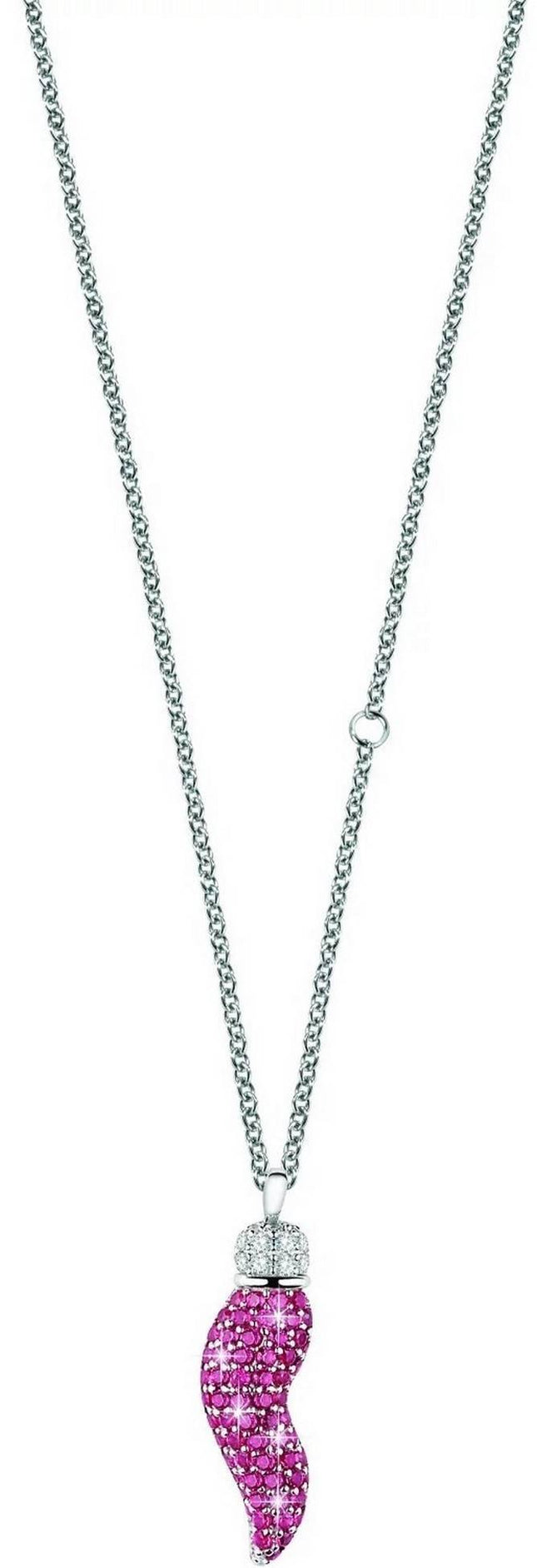 Morellato Scrigno DAmore Rhodium Plated Sterling Silver SAMB01 Womens Necklace