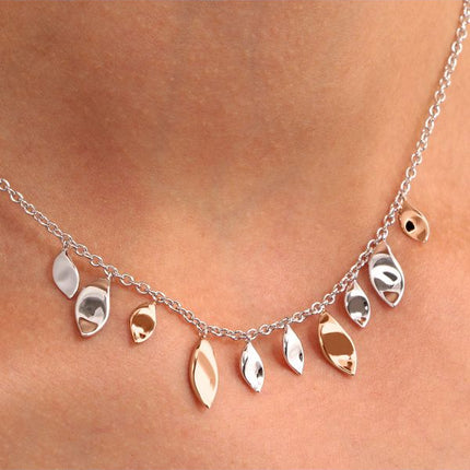 Morellato Foglia 925 Silver Necklace SAKH49 For Women