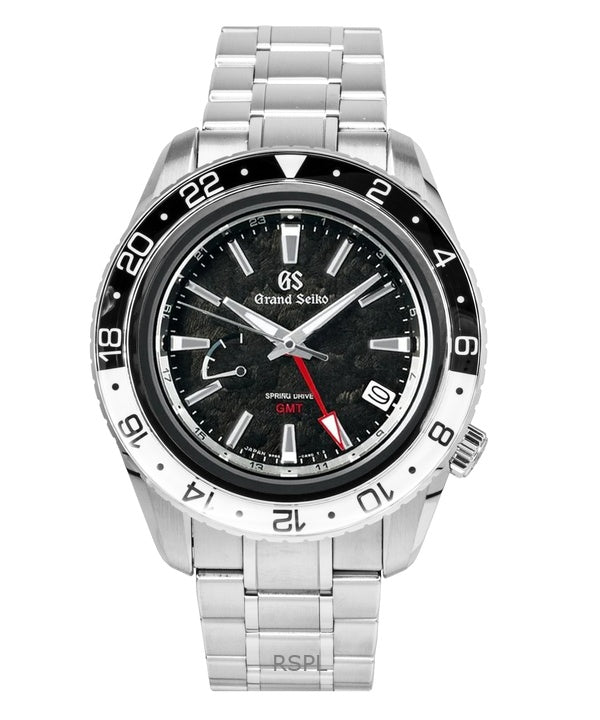 Grand Seiko Sport GMT Stainless Steel Black Dial Automatic SBGE277G 100M Men's Watch