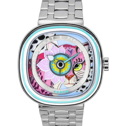 Sevenfriday C-Series Papa Don't Preach Stainless Steel Multicolor Dial Quartz SF-C1-01 Women's Watch