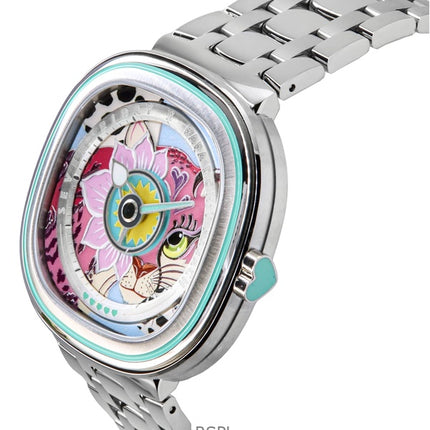 Sevenfriday C-Series Papa Don't Preach Stainless Steel Multicolor Dial Quartz SF-C1-01 Women's Watch