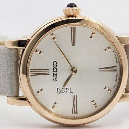 Seiko Quartz Leather Strap SFQ812 SFQ812P1 SFQ812P Women's Watch