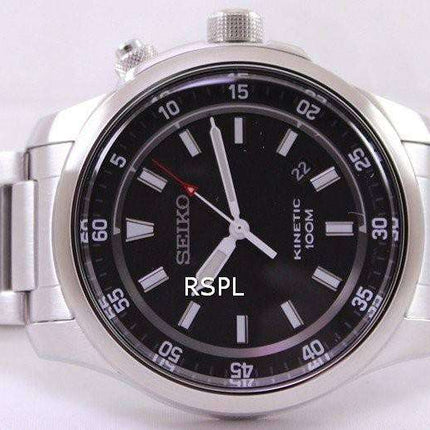 Refurbished Seiko Neo Sports Kinetic 100M Black Dial SKA685 SKA685P1 SKA685P Men's Watch