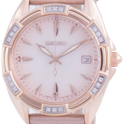 Seiko Diamond Accents Quartz SKK726 SKK726P1 SKK726P 100M Womens Watch