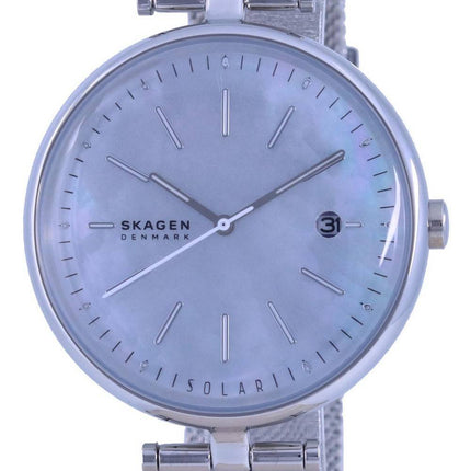 Skagen Karolina Mother Of Pearl Dial Stainless Steel Solar SKW2979 Womens Watch