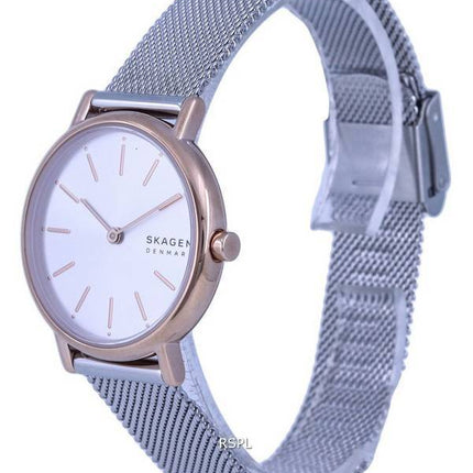 Skagen Signatur Stainless Steel Mesh Silver Dial Quartz SKW2997 Womens Watch