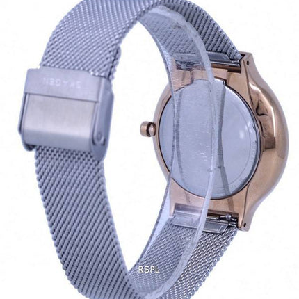 Skagen Freja Crystal Accents Stainless Steel Mesh Silver Dial Quartz SKW3017 Womens Watch