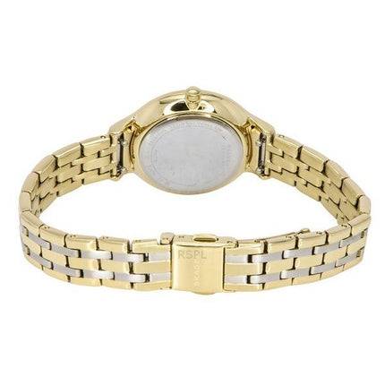 Skagen Anita Lille Two Tone Stainless Steel Green Dial Quartz SKW3132 Women's Watch