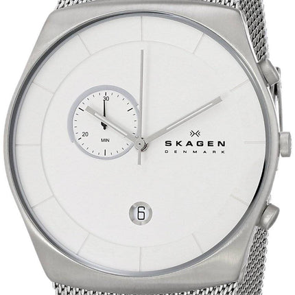 Skagen Havene Chronograph Quartz Silver Dial SKW6071 Mens Watch