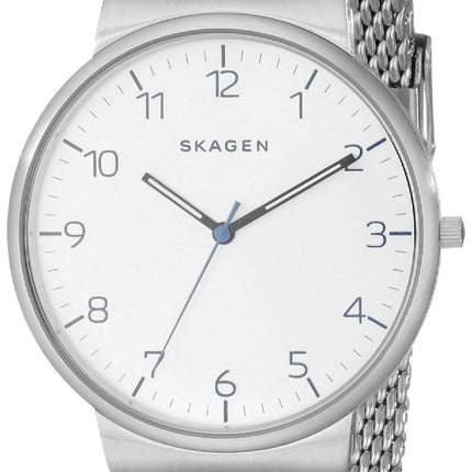 Skagen Ancher Quartz Silver Dial SKW6163 Mens Watch