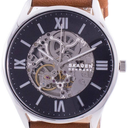 Skagen Holst Skelton Black Dial Automatic SKW6613 Men's Watch