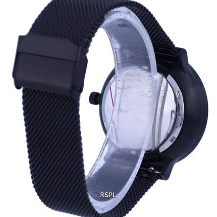 Skagen Ancher Skeleton Stainless Steel Mesh Black Dial Automatic SKW6784 Mens Watch