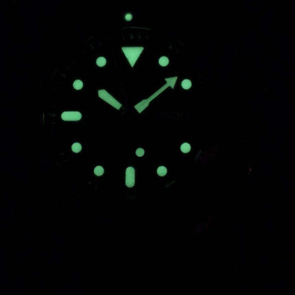 Seiko Automatic SKX007K1-LS14 Diver's 200M Black Leather Strap Men's Watch