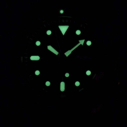 Seiko Automatic SKX007K1-LS15 200M Dark Blue Leather Strap Men's Watch