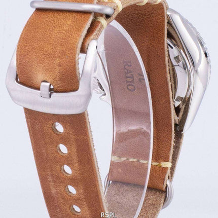 Seiko Automatic SKX007K1-LS18 Diver's 200M Brown Leather Strap Men's Watch