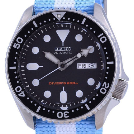 Seiko Automatic Divers Polyester SKX007K1-var-NATO24 200M Mens Watch