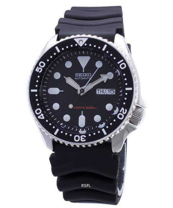 Refurbished Seiko Automatic Diver SKX007 SKX007K1 SKX007K Rubber Band Men's Watch