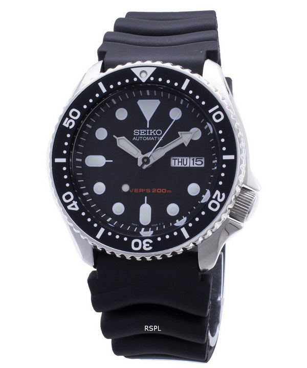Refurbished Seiko Automatic Diver SKX007 SKX007K1 SKX007K Rubber Band Men's Watch