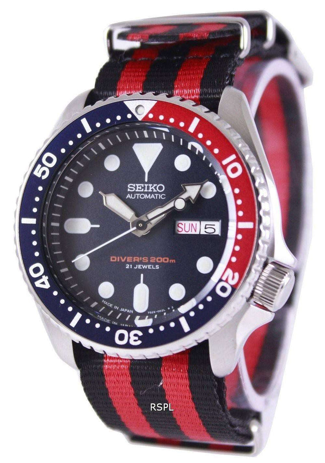 Seiko Automatic Diver's 200M NATO Strap SKX009J1-NATO3 Men's Watch