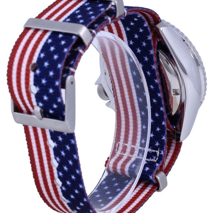 Seiko Automatic Divers Polyester Japan Made SKX009J1-var-NATO27 200M Mens Watch