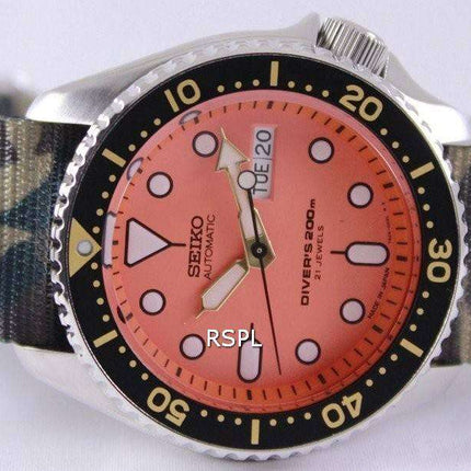 Seiko Automatic Diver's 200M Army NATO Strap SKX011J1-NATO5 Men's Watch