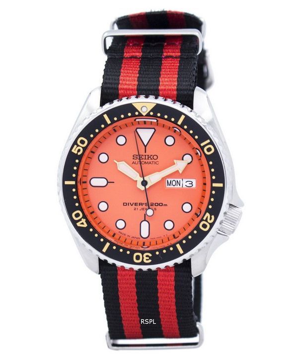 Seiko Automatic Diver's 200M NATO Strap SKX011J1-NATO3 Men's Watch