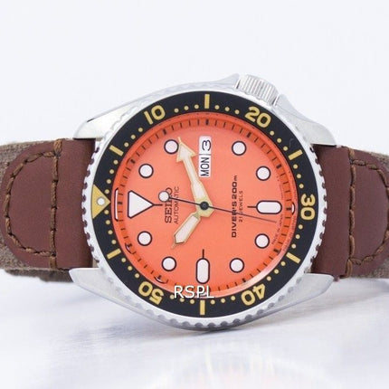 Seiko Automatic Diver's Canvas Strap SKX011J1-NS1 200M Men's Watch
