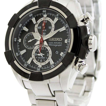 Seiko Velatura Alarm Chronograph SNAF39 SNAF39P1 SNAF39P Men's Watch