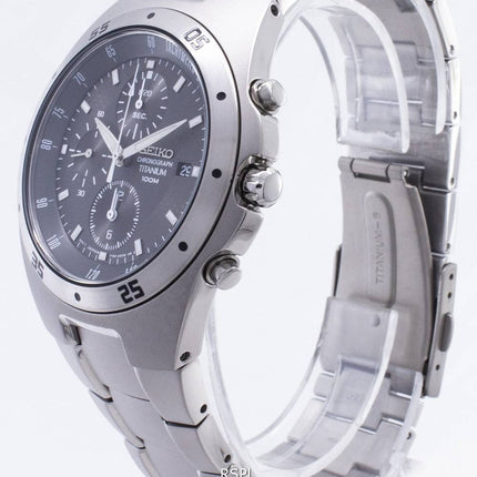 Refurbished Seiko Titanium Chronograph SND419 SND419P1 SND419P Men's Watch