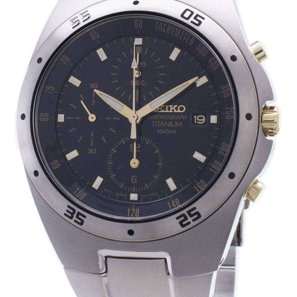 Seiko Titanium Two-tone Chronograph SND451 SND451P1 SND451P Men's Watch