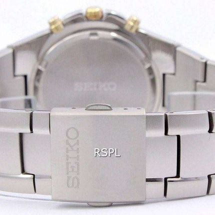 Seiko Titanium Two-tone Chronograph SND451 SND451P1 SND451P Men's Watch