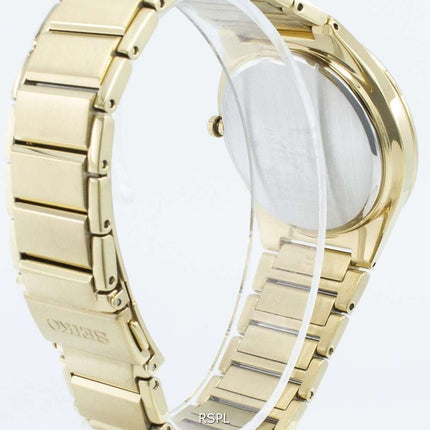 Seiko Solar SNE384 SNE384P9 SNE384P Diamond Accents Men's Watch