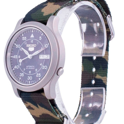 Seiko 5 Military SNK807K2-var-NATOS18 Automatic Nylon Strap Men's Watch