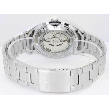 Refurbished Seiko 5 Stainless Steel Black Arabic Dial Automatic SNKP21 SNKP21J1 SNKP21J Men's Watch