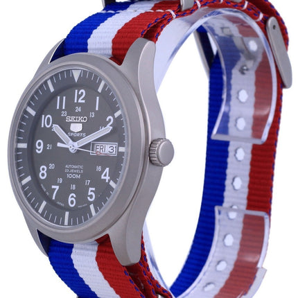 Seiko 5 Sports Automatic Japan Made SNZG09J1-var-NATO25 100M Mens Watch