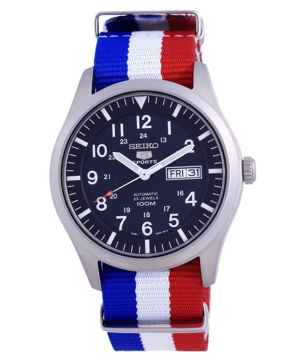 Seiko 5 Sports Automatic Polyester SNZG11K1-var-NATO25 100M Mens Watch