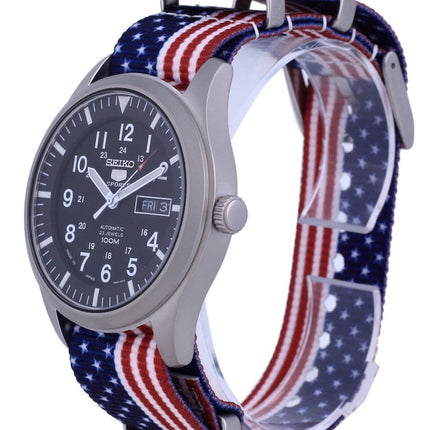 Seiko 5 Sports Automatic Polyester SNZG15J1-var-NATO27 100M Mens Watch