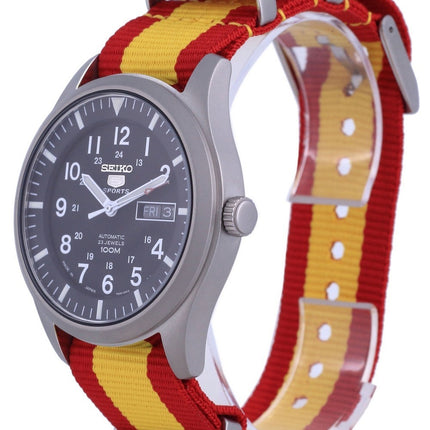 Seiko 5 Sports Automatic Polyester SNZG15J1-var-NATO29 100M Mens Watch