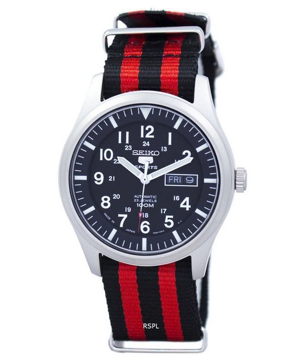 Seiko 5 Sports Automatic Japan Made NATO Strap SNZG15J1-NATO3 Men's Watch