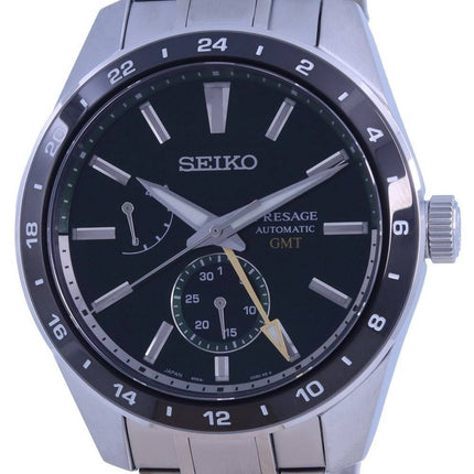 Seiko Presage Sharp Edged GMT Automatic SPB219 SPB219J1 SPB219J 100M Mens Watch
