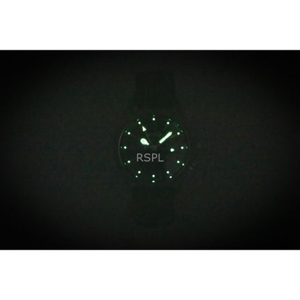 Seiko Prospex Alpinist GMT Leather Strap Black Dial Automatic SPB379J1 200M Men's Watch
