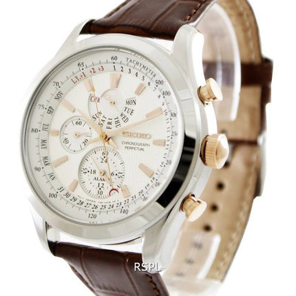 Seiko Chronograph Perpetual SPC129 SPC129P1 SPC129P Men's Watch