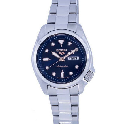 Refurbished Seiko 5 Sports Automatic Stainless Steel Blue Dial SRE003 SRE003K1 SRE003K 100M Women's Watch